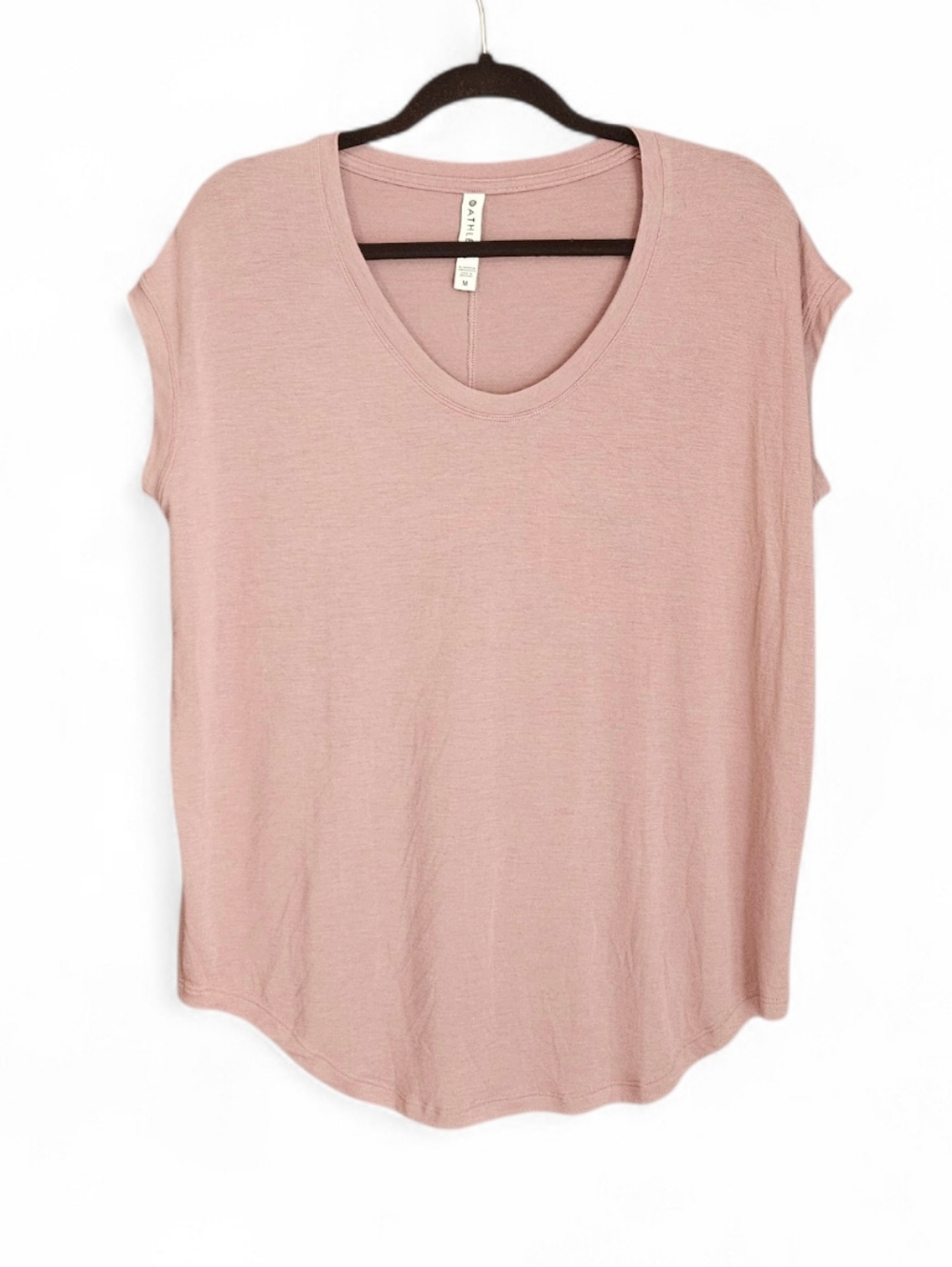Athleta Cloudlight Stratus Tee Woodrose Mauve M